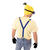NEU Kost�m-Zubeh�r Set Mini Buddie, 4tlg mit M�tze, Handschuhen, Hosentr�ger und Brille Bild 2